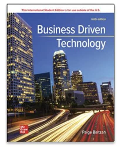 Business Driven Technology (9th Edition) - Orginal Pdf